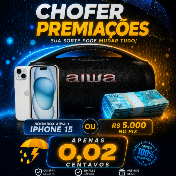 Iphone 15 ou 5 no pix