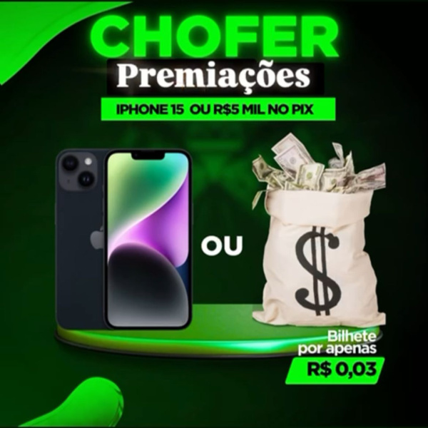 Iphone 15 ou 5 no pix